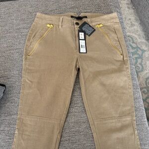 Marc By Marc Jacobs Beige corduroy Chinos with Gold Accents